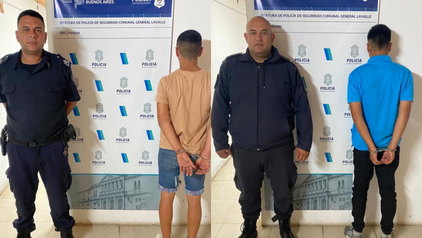 Dos hombres fueron aprehendidos en Pavón por el robo de una moto y 8. ...