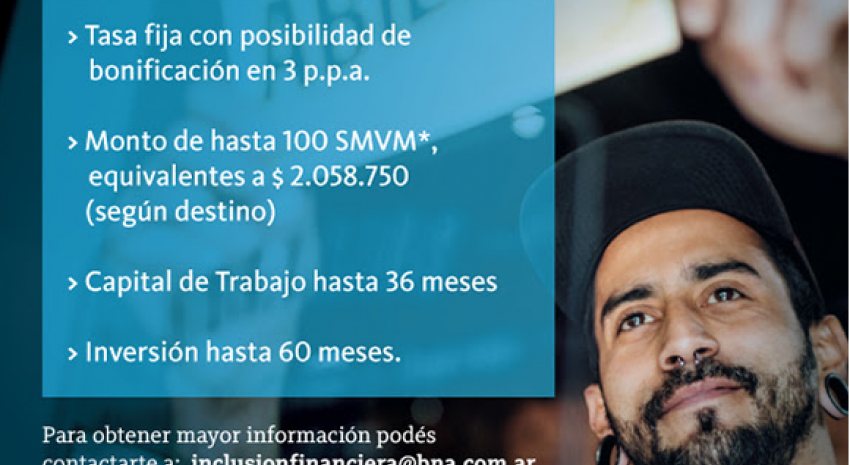 Créditos para Microempresas del Banco Nación