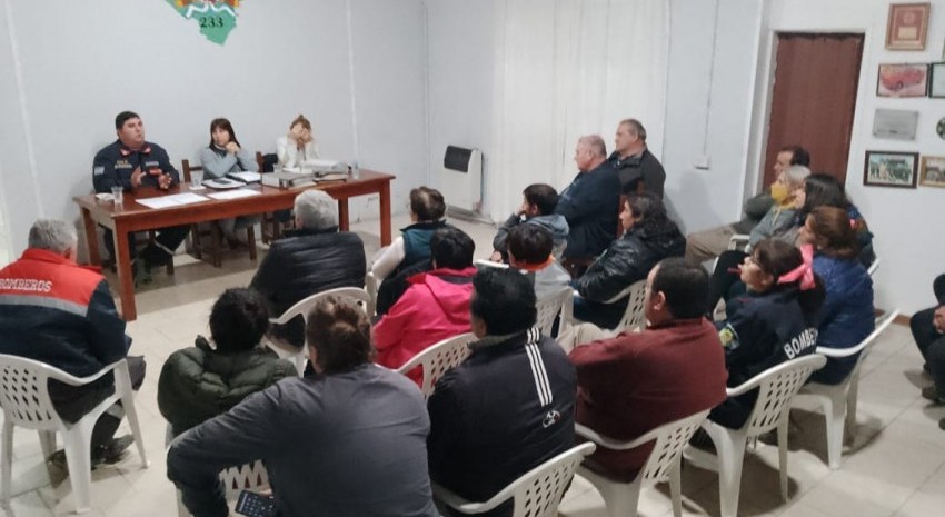 Quedó conformada la comisión de los Bomberos Voluntarios de General