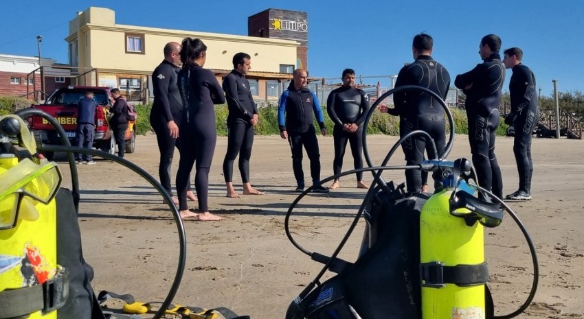 Este fin semana se realizó el “Curso de buzos de rescate”