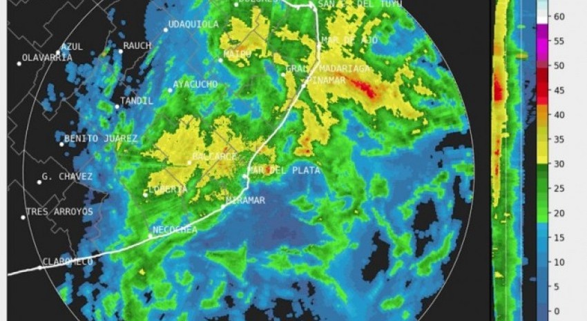 Aviso de corto plazo por tormentas fuertes e intensas hasta pasado el