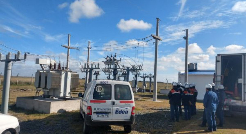 La EDEA inauguró una nueva estación transformadora en Lavalle