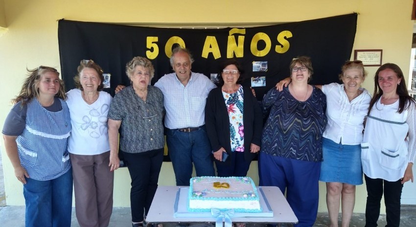 Se realizó un acto por el aniversario N°50 de la Escuela Nº26 Rafae