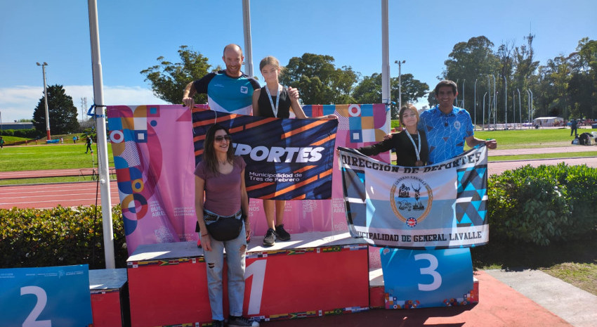 Lavalle obtuvo medallas de plata y bronce en los Juegos Bonaerenses