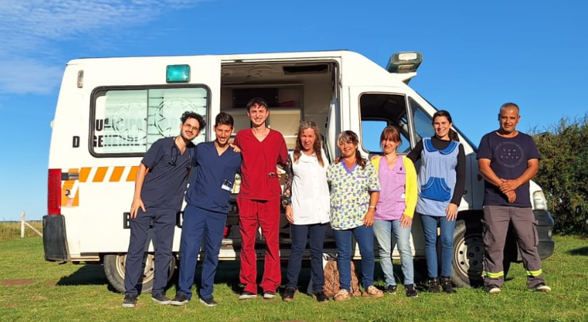 Alumnos de medicina de la UBA hicieron prácticas del último año de