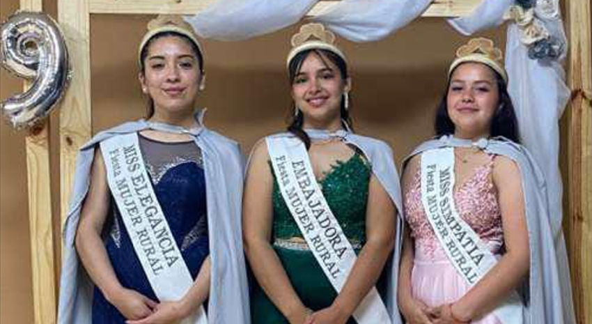 Se conocieron las nuevas soberanas de la Fiesta de la Mujer Rural de P