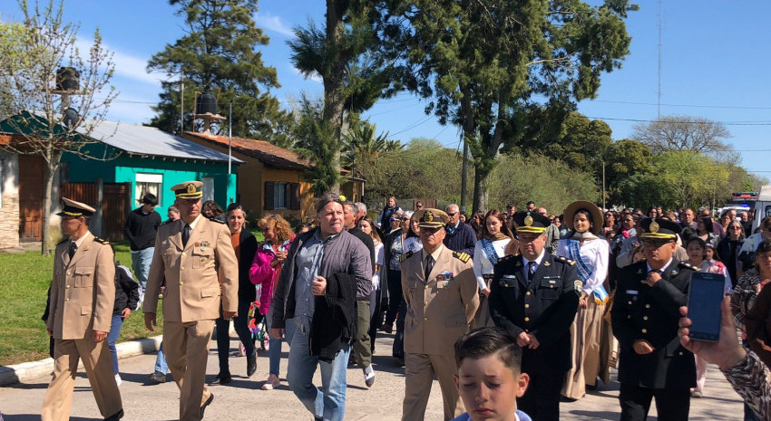 Nahuel Guardia participó de las “fiestas patronales” en General L
