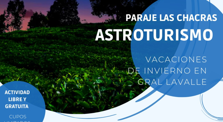 Actividad astronómica gratuita para disfrutar en familia en Las Chacr
