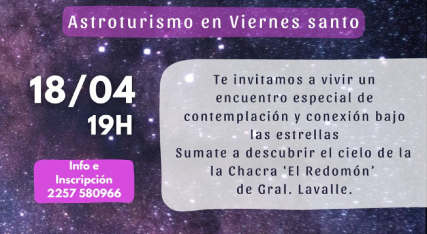 Cielo Sagrado: Astroturismo y espiritualidad este Viernes Santo