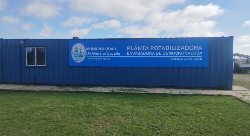 Realizaron reparaciones en la planta de ósmosis inversa de Paraje Las