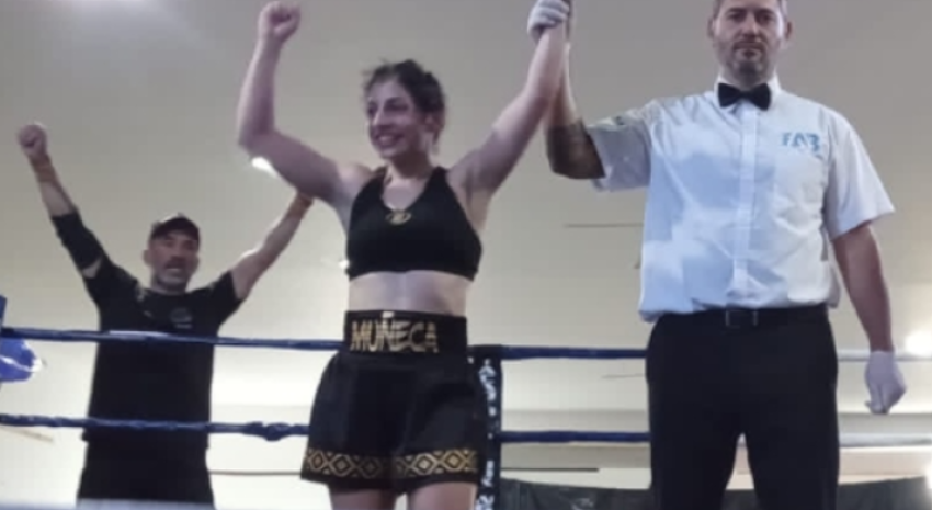 La boxeadora lavallense, Fabia Cano sumó otra victoria y se ubica ent