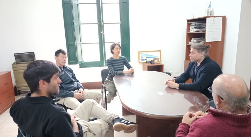 El intendente Nahuel Guardia se reunió con el INTA para la instalac