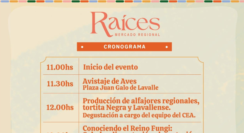 Este sábado se realizará una nueva edición de Feria Raíces con mú