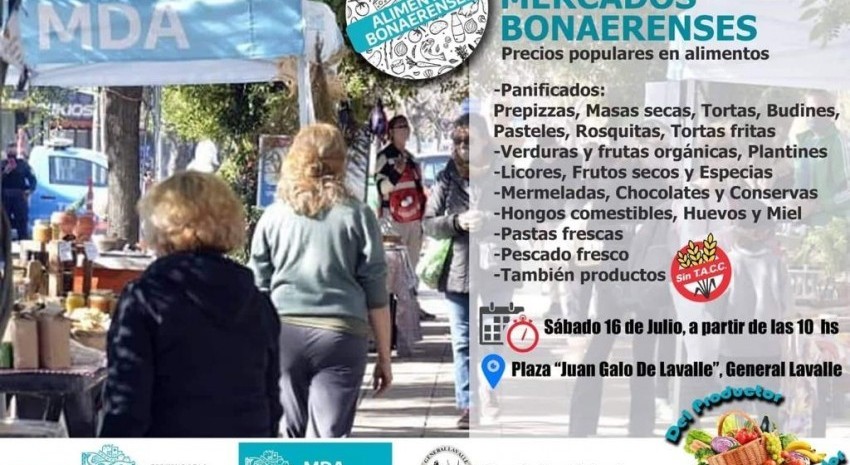 El sábado 16 de julio se realizará la “Feria de Productores Locale