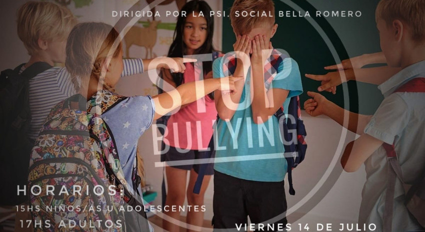 Mañana se realizará una charla abierta a la comunidad sobre “Bully