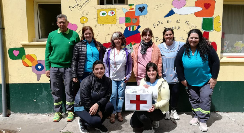 Así inició la “Campaña de Vacunación” en los jardínes y escu