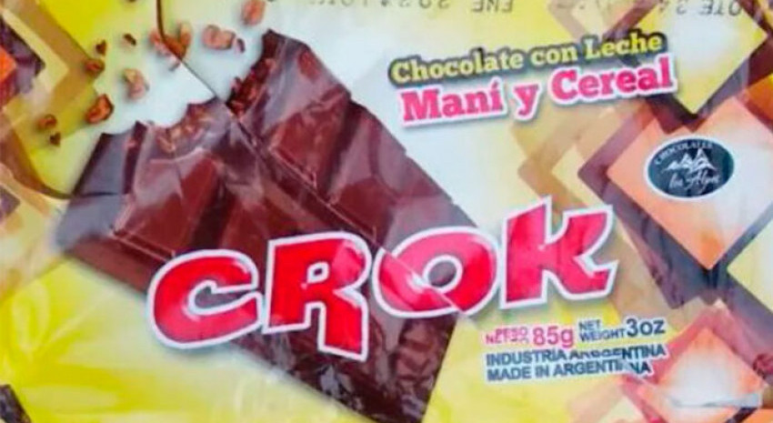 La ANMAT prohibió la venta de un chocolate con maní por elaborarse b
