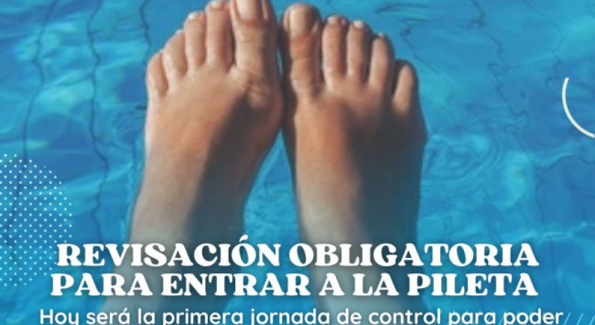 Hoy habrá revisación médica obligatoria para ingresar a la Pileta M