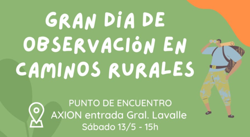 Este sábado habrá observación de aves en los caminos rurales para c