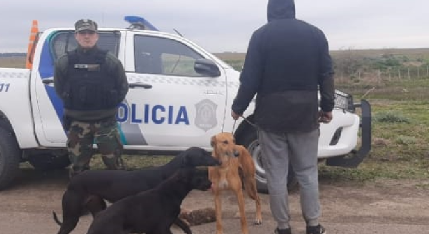 Aprehendieron a un hombre por cazar sin permisos