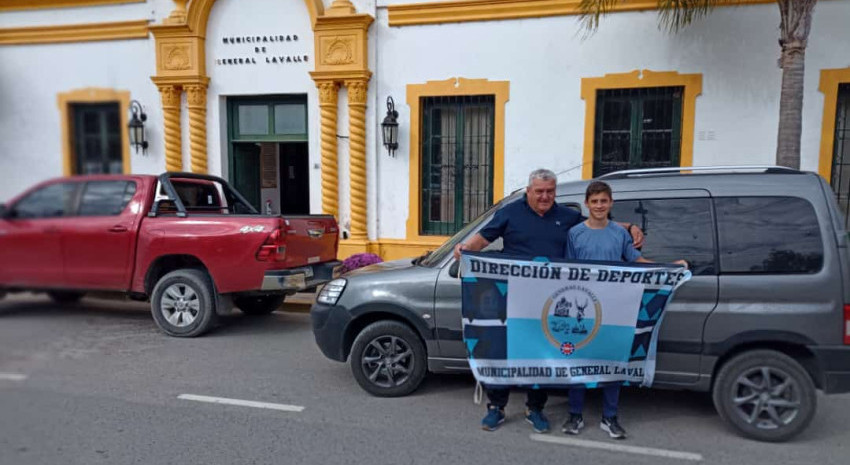 El atleta Wenceslao Martínez representó a General Lavalle en el Tor
