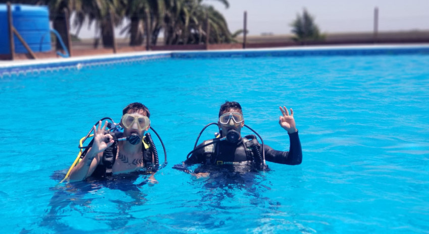 Este sábado habrá curso de buceo en la pileta municipal