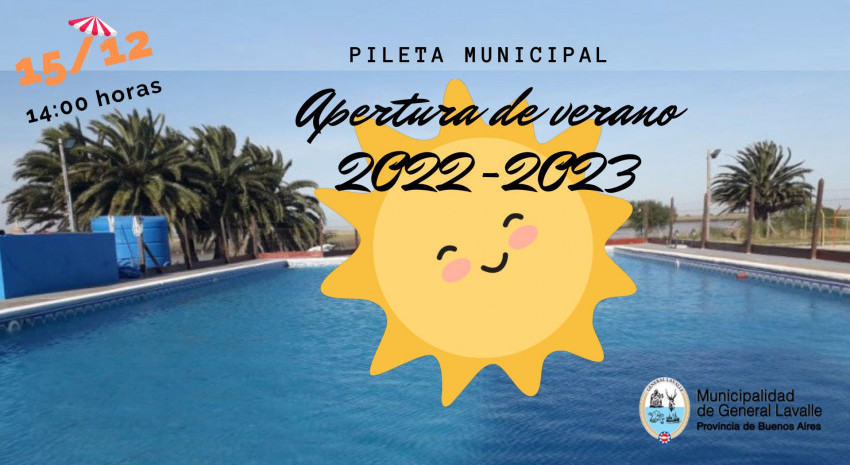 PILETA MUNICIPAL: Este jueves iniciará la temporada 2022/2023 en el