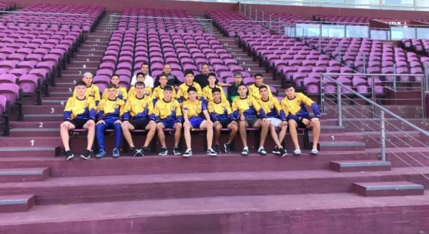 Lavalle participó de un partido amistoso contra el Club Atlético Lan
