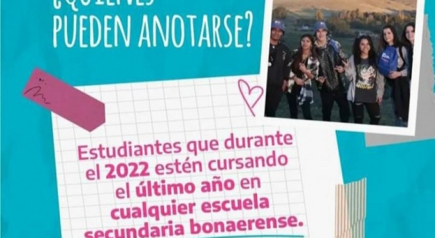 Extendieron la inscripción al programa gratuito de “Viaje de Fin de