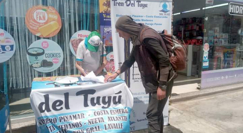 Ya se juntaron más de 50.000 firmas para el Tren del Tuyú