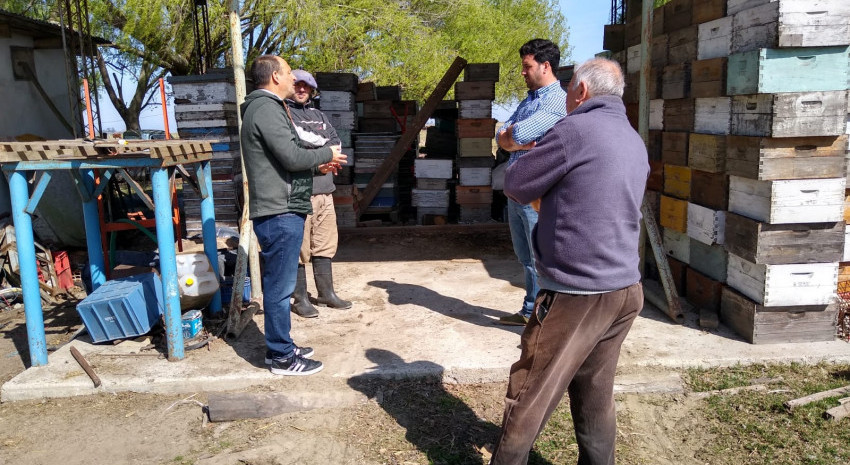 El Área de Producción del municipio visitó 3 establecimientos apíc