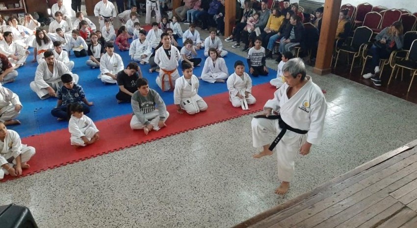 Este fin de semana se realizó un encuentro de Karate en Casa de la Cu