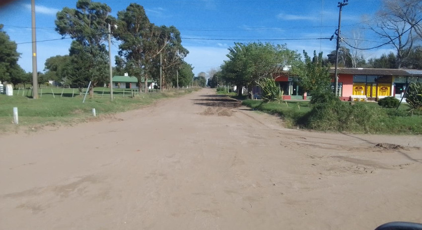 El municipio realizó trabajos de mejoras en calles de Pavón