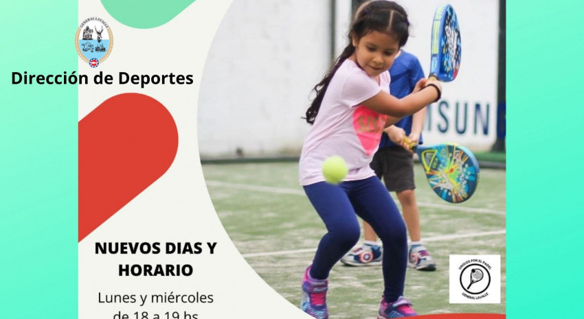 Te mostramos los nuevos horarios de Pádel Infantil en el Polideportiv