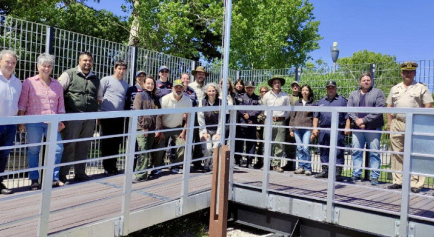 Quedó inaugurado el punto de acceso por vías navegables al Parque Na