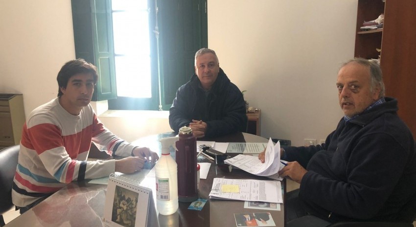 El Intendente José Rodríguez Ponte se reunió con el Gerente de EDEA