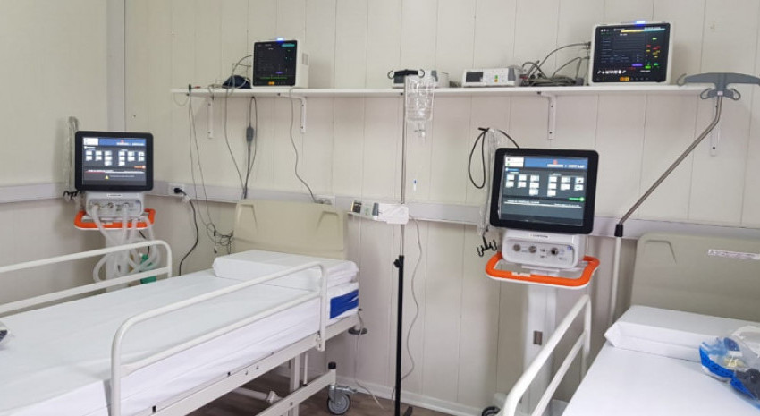 Lavalle montó sus camas de Terapia Intermedia y ya trabaja en la prep