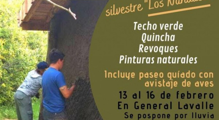 Abrió la inscripción al taller de Bioconstrucción con acampe