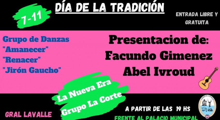 Este domingo se celebrará el “Día de la Tradición” con bandas e