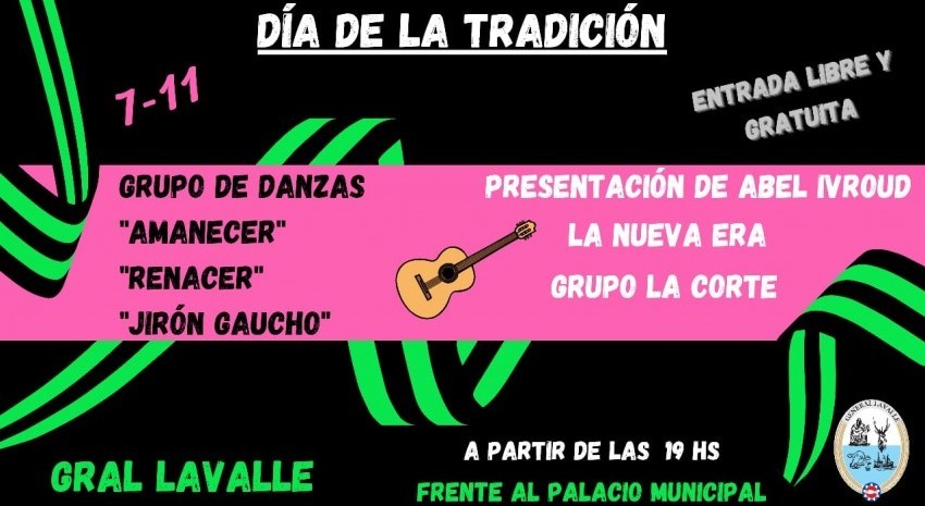 El domingo se celebrará el “Día de la Tradición” con bandas en
