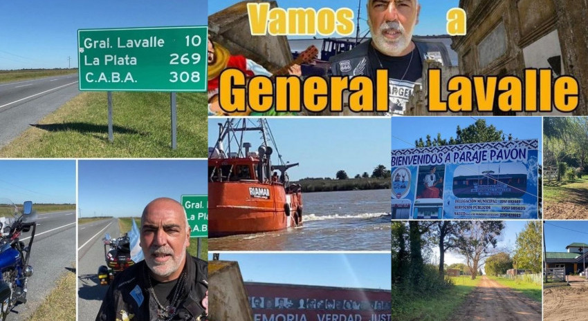 Gino Valentini, el Youtuber que visitó General Lavalle y promocionó