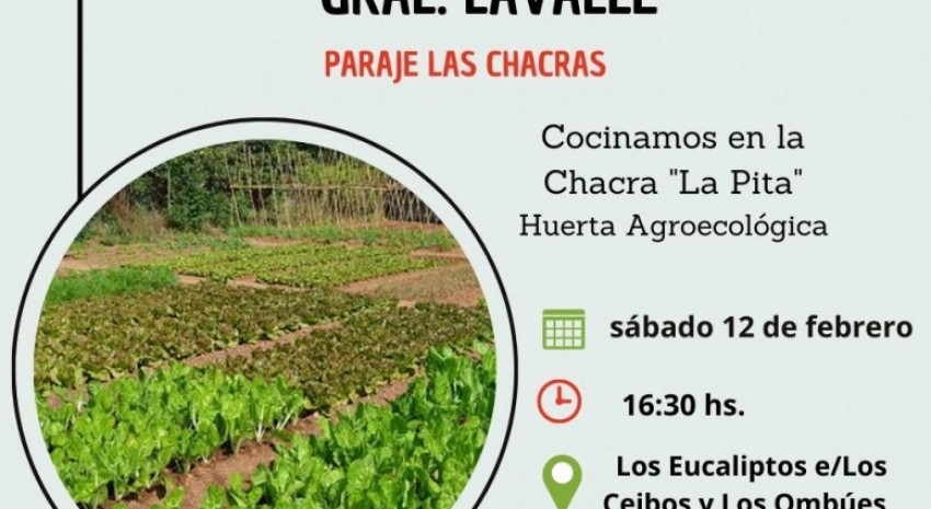 Turismo presentará un nuevo Programa Gastronómico en Paraje Las Cha
