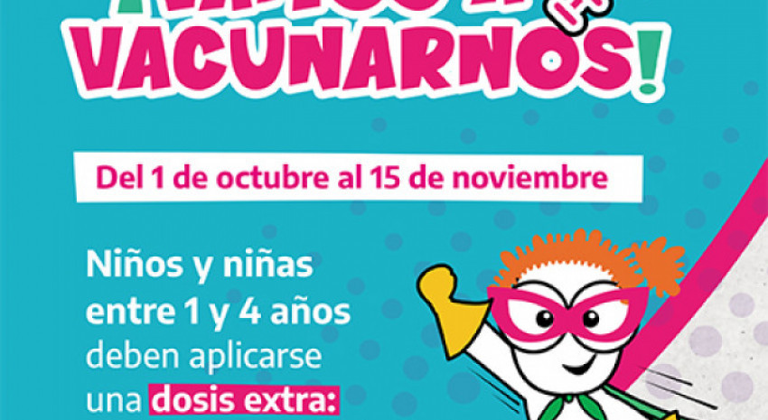 Campaña Nacional de Vacunación contra Sarampión, Rubéola, Paperas